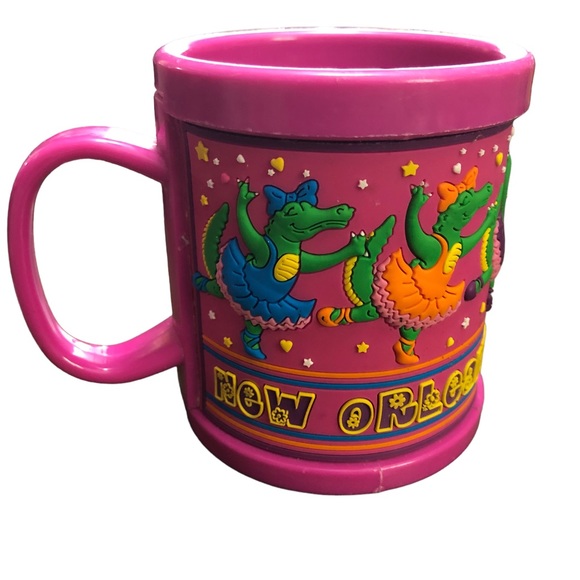 COPY - New Orleans Cajun Critter Kids 3D Rubber/Plastic Mugs, Crocs & Crawfish … - Picture 2 of 7